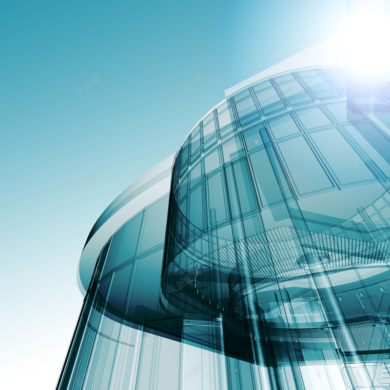 城市现代气息特色建筑jpg设计背景_新图网 https://ixintu.com 商务 城市建筑 建设高清开心 现代气息 科幻 科技