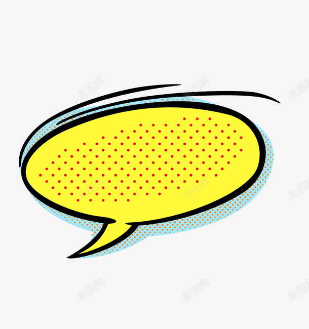手绘卡通波普风语音框标签矢量图ai免抠素材_新图网 https://ixintu.com 卡通 手绘 手绘卡通波普风标签 标签 波普风 语音框 矢量图