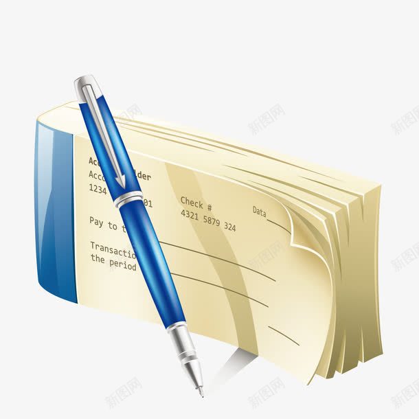 钢笔发票png免抠素材_新图网 https://ixintu.com 发票 账单 钢笔