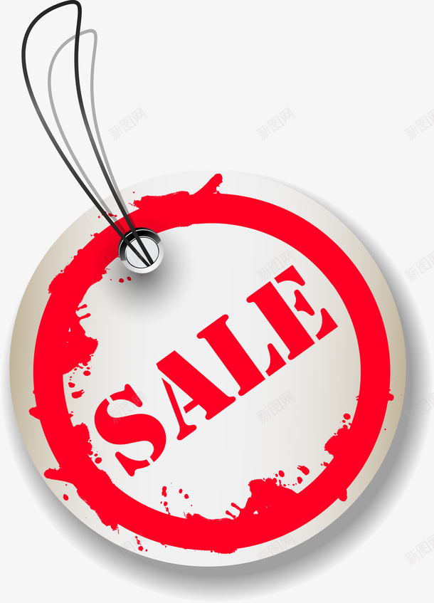 圆形促销吊牌png免抠素材_新图网 https://ixintu.com SALE 促销标签 吊牌 圆形 折扣 矢量图案 装饰