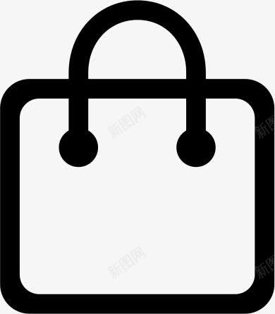 手绘提包图标png_新图网 https://ixintu.com 包包 手提包 手提袋 涂色底图 电脑包 简笔图