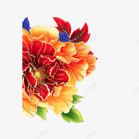花开富贵png免抠素材_新图网 https://ixintu.com 吉祥 如意 娇艳 富贵 寓意 美丽 花开 花朵