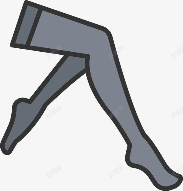 女士长筒丝袜png免抠素材_新图网 https://ixintu.com 一双长袜 丝袜美腿 女性用品 女性袜子 手绘平面 灰色腿袜 腿袜 长丝袜 长筒袜子 黑丝袜