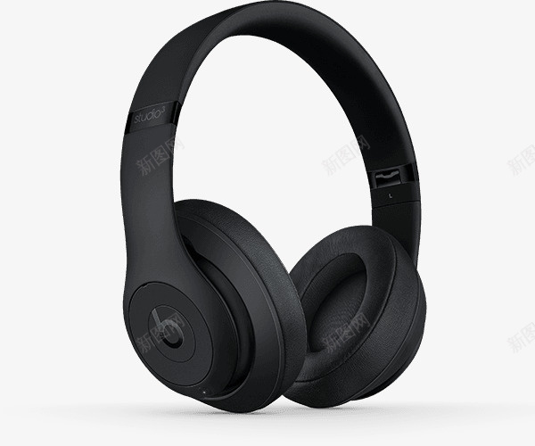 实物纯黑色魔声头戴式耳机png免抠素材_新图网 https://ixintu.com Beats hifi耳机 产品实物 奢侈品耳机 立体声耳机 高端耳机 魔声耳机