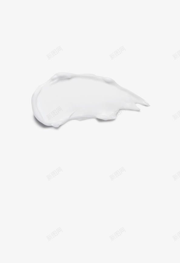 白色化妆品膏体装饰png免抠素材_新图网 https://ixintu.com 化妆品 白色 装饰