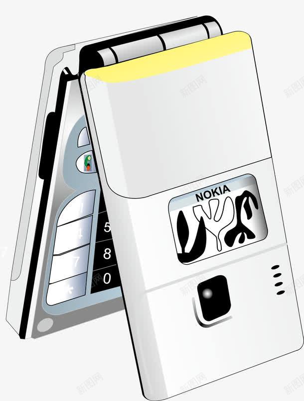 诺基亚覆盖手机png免抠素材_新图网 https://ixintu.com 功能机 翻盖机
