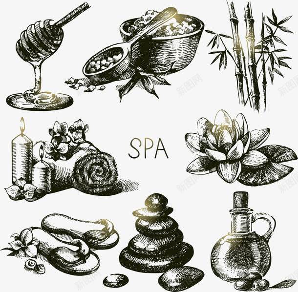漂浮spa相关png免抠素材_新图网 https://ixintu.com spa 休闲疗养 漂浮