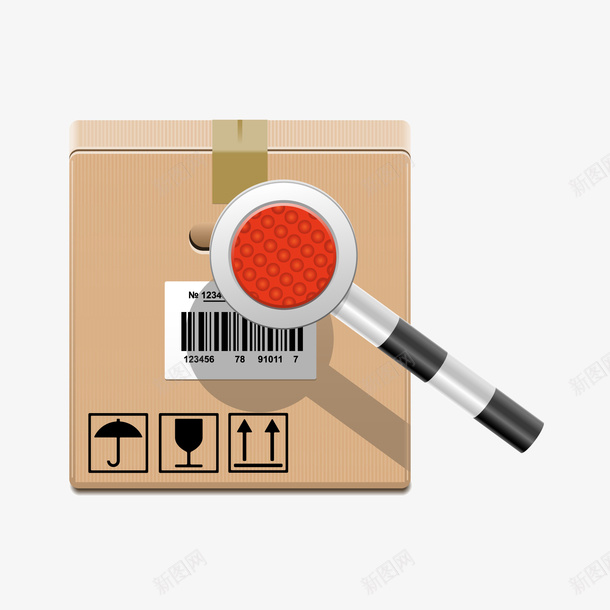 包裹检查检验矢量图ai免抠素材_新图网 https://ixintu.com 包裹 卡通 快递 检查 检验 物流 盒子 矢量图