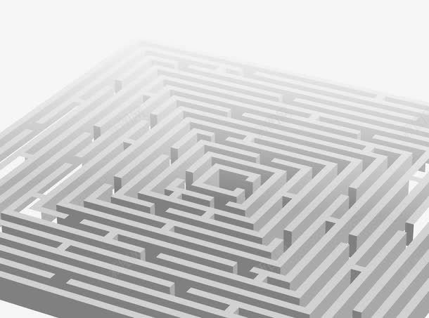 迷宫png免抠素材_新图网 https://ixintu.com 灰色 科技 科技素材 背景装饰 迷宫