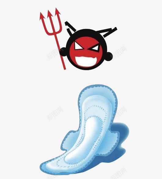 有毒卫生巾png免抠素材_新图网 https://ixintu.com 健康 女性 有害 荧光剂