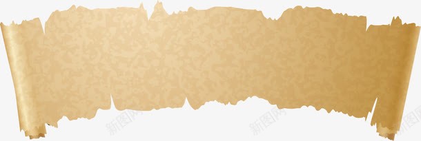 破损牛皮卷png免抠素材_新图网 https://ixintu.com 卷纸 卷轴 撕破 牛皮纸 破旧