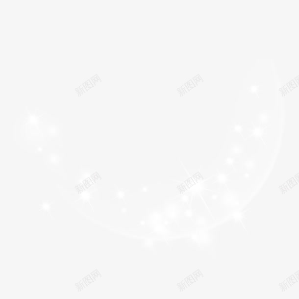 透明的光星星png免抠素材_新图网 https://ixintu.com 旋光 星点 炫光 装饰 透明