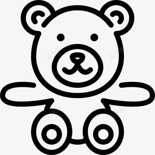 泰迪熊图标png_新图网 https://ixintu.com 动物 孩子 孩子和婴儿 木偶 熊 玩具熊 童年 蓬松
