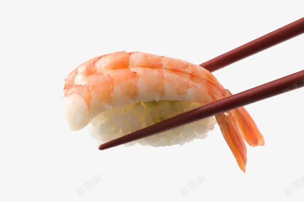 刺身寿司png免抠素材_新图网 https://ixintu.com 刺身 寿司 甜虾 甜虾手握寿司 筷子