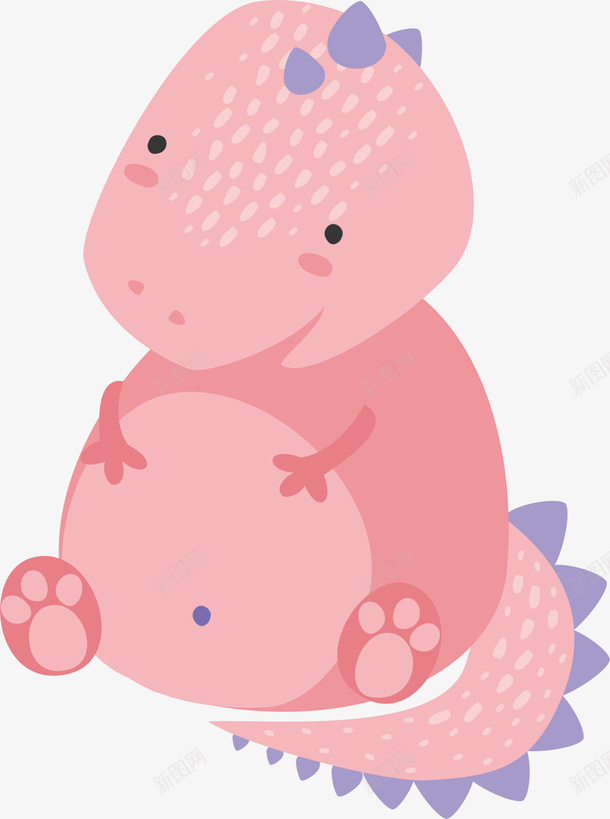 粉色可爱呆萌恐龙png免抠素材_新图网 https://ixintu.com 儿童玩具 呆萌恐龙 小恐龙 游戏 玩具恐龙 玩耍 童年 童趣