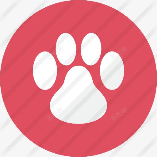爪印图标png_新图网 https://ixintu.com 动物足迹 宠物 爪印剪纸 爪子 狗爪