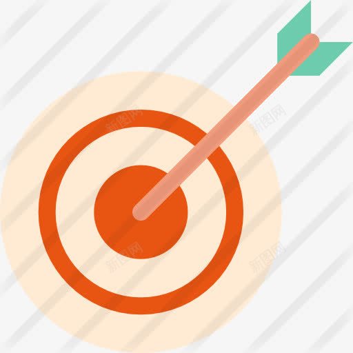 该图标png_新图网 https://ixintu.com 目标 瞄准准心 运动 重点 靶向 靶心 飞镖 飞镖插画