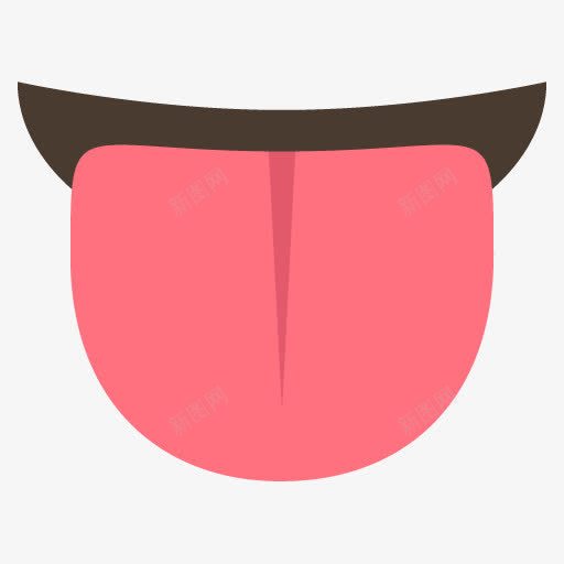 手绘可爱的粉色舌头png免抠素材_新图网 https://ixintu.com 可爱风格 嘴部 手绘 手绘素材 粉色风格 舌头