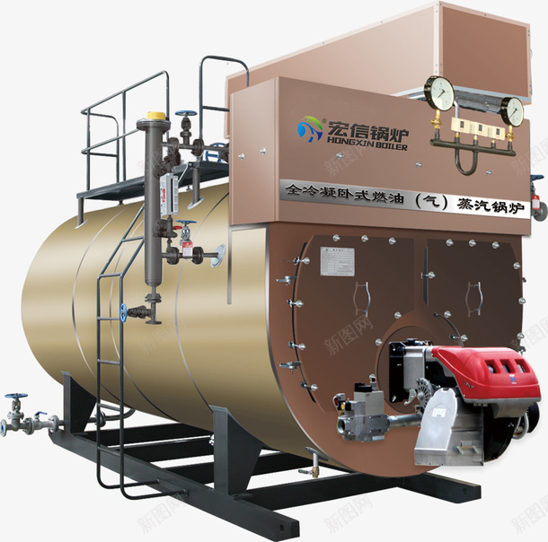 实物宏信大型蒸汽锅炉png免抠素材_新图网 https://ixintu.com 产品实物 工业生产 热能 热载体 能量转换设备 蒸汽锅炉 高温水蒸气