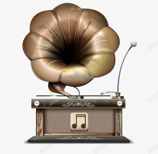 留声机图标png_新图网 https://ixintu.com 唱片 图标 民国 留声机