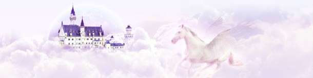 天上城堡白马白云背景jpg设计背景_新图网 https://ixintu.com 城堡 天上 白云 白马 背景