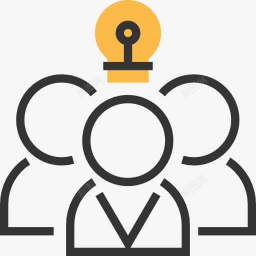 团队合作图标png_新图网 https://ixintu.com 业务和财务 办公室 团队 用户 组 网络
