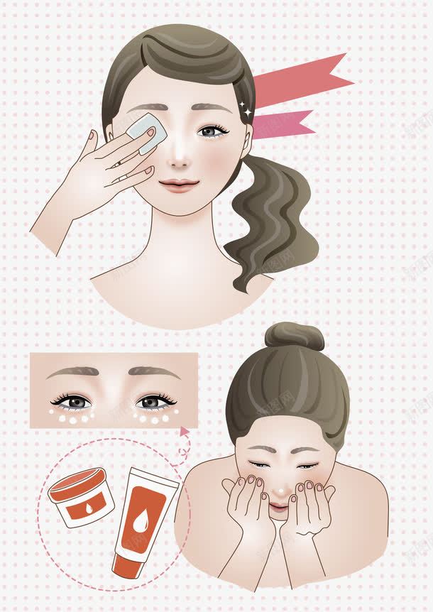 清洁面部的女孩png免抠素材_新图网 https://ixintu.com 保护皮肤 光滑 女子 护肤 模特 水嫩 洗脸 清洁 爱美 白白的 美容 美白