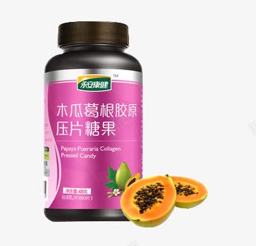 永安康健木瓜胶原蛋白png免抠素材_新图网 https://ixintu.com 产品实物 保健品 养生 永安康健木瓜胶原蛋白 营养品