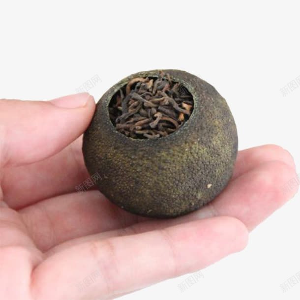 手拿的小青柑普洱茶png免抠素材_新图网 https://ixintu.com 产品实物 功夫茶 小青柑普洱茶 新会柑普 砖茶 紫砂 饼茶