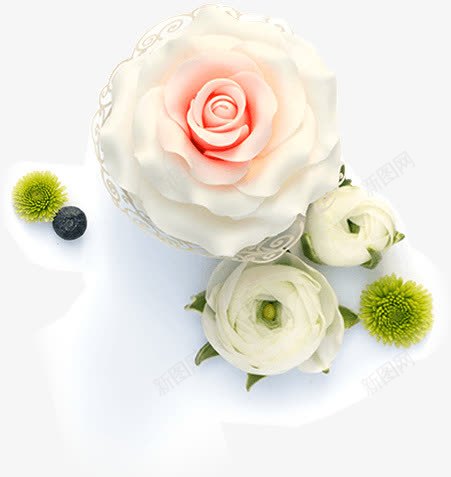 粉色玫瑰花菊花茉莉花png免抠素材_新图网 https://ixintu.com 玫瑰花 粉色 茉莉花 菊花