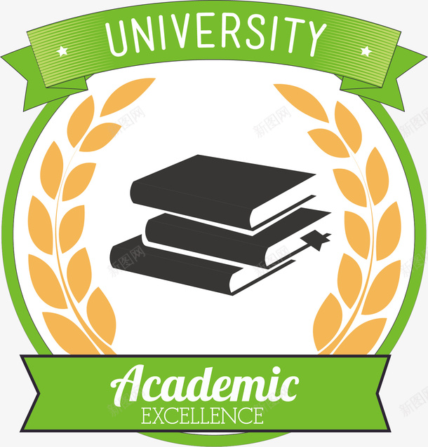 纽带商学院logo矢量图图标ai_新图网 https://ixintu.com 书本 商业学院logo 商学院logo 学院logo 学院logo设计 麦穗 矢量图