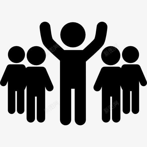 团队的领导者图标png_新图网 https://ixintu.com 上司 人组赢 赢家 领导 领袖