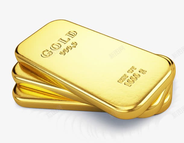 999克金块png免抠素材_新图网 https://ixintu.com 999克金 交易货物 金块 金砖 金融货物