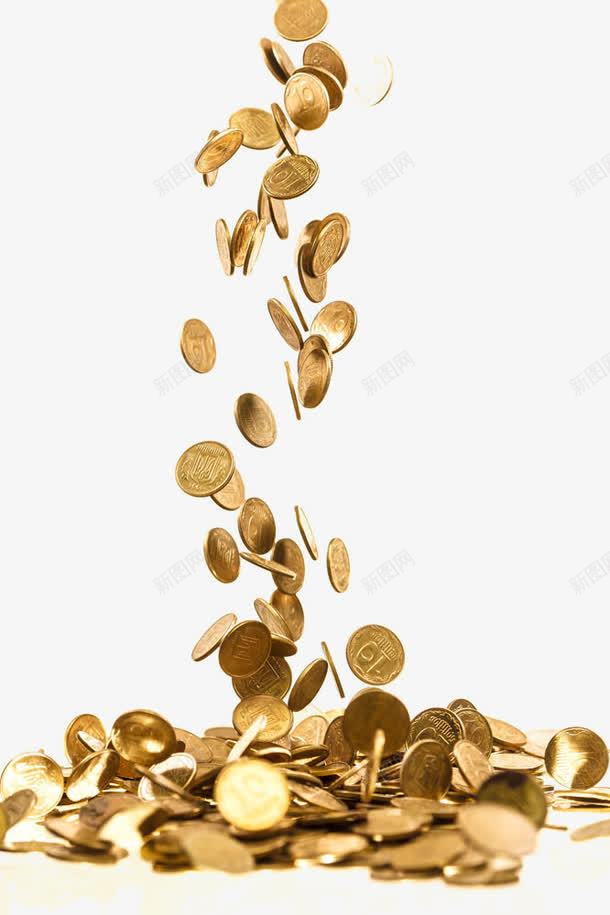 落下的金币png免抠素材_新图网 https://ixintu.com 实物 散落的金币 落下的金币 货币 金币 金融货币 飞落的金币