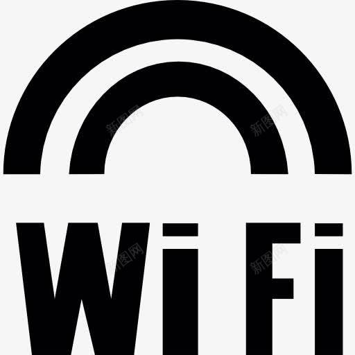 WiFi信号与弓图标png_新图网 https://ixintu.com WIFI WiFi信号 互联网 无线 无线上网 无线连接 标志