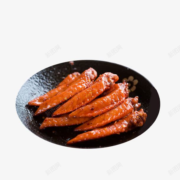 产品实物香辣卤鸡翅png免抠素材_新图网 https://ixintu.com 下酒菜 产品实物 健康食品 卤鸡翅 家常美食 小吃 快餐 美味小吃 美食 肉制品 零食 鸡翅