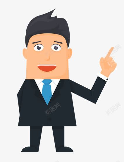 成功人士png免抠素材_新图网 https://ixintu.com 卡通人物 成功人士 手绘人物 装饰素材 西装男士