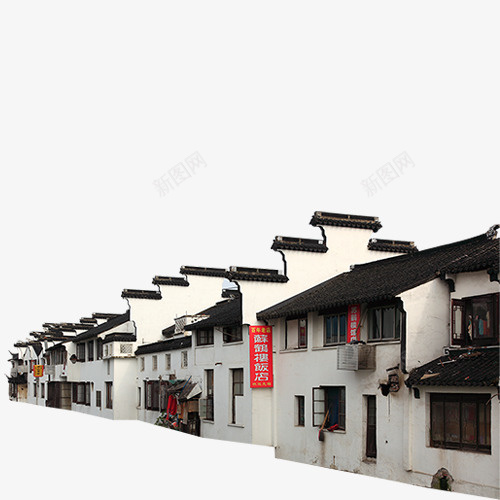 建筑徽派整齐装饰png免抠素材_新图网 https://ixintu.com 建筑 徽派 整齐 装饰