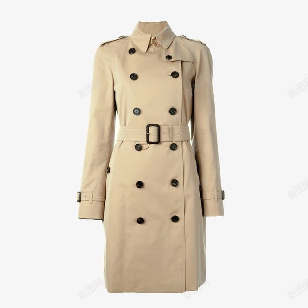 女士风衣外套png免抠素材_新图网 https://ixintu.com BURBERRY Heritage Trench 博柏利 双排扣 外套 女 女士大衣 纯棉 翻领长袖 长款 风衣