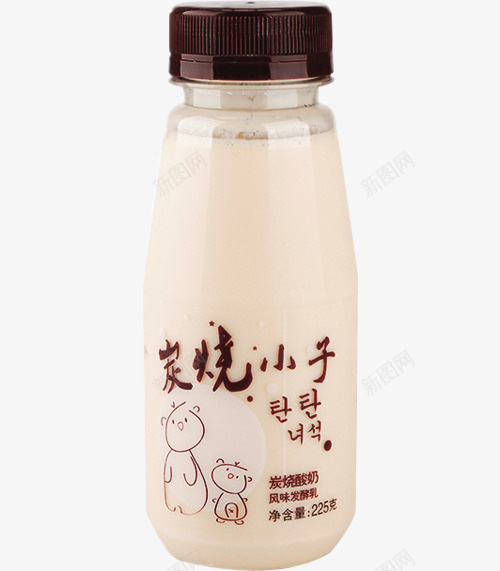 实物炭烧小子酸奶png免抠素材_新图网 https://ixintu.com 乳制品 乳酸菌 乳酸菌饮料 产品实物 健康饮料 奶制品 酸奶 饮品