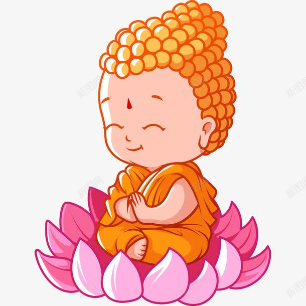 如来佛祖小和尚png免抠素材_新图网 https://ixintu.com Q版如来佛祖 佛教素材 光头小和尚 古代 如来佛祖 小和尚 打坐的和尚 矢量素材