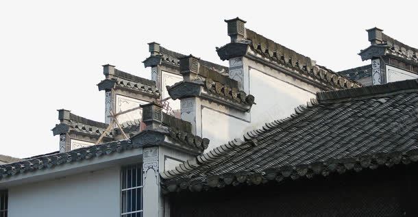 徽派古宅png免抠素材_新图网 https://ixintu.com 古建筑 屋檐 屋顶 徽派 徽派屋檐 徽派建筑 瓦片