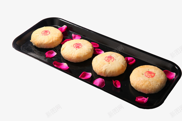 云南鲜花饼美味零食psd免抠素材_新图网 https://ixintu.com 云南鲜花饼 玫瑰饼 糕点 美味糕点 零食 饼干 鲜花饼