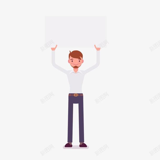 手绘上班举牌接机矢量图eps免抠素材_新图网 https://ixintu.com png免抠图 上班族 卡通 手举 手绘 接机 牌子 站立 矢量图