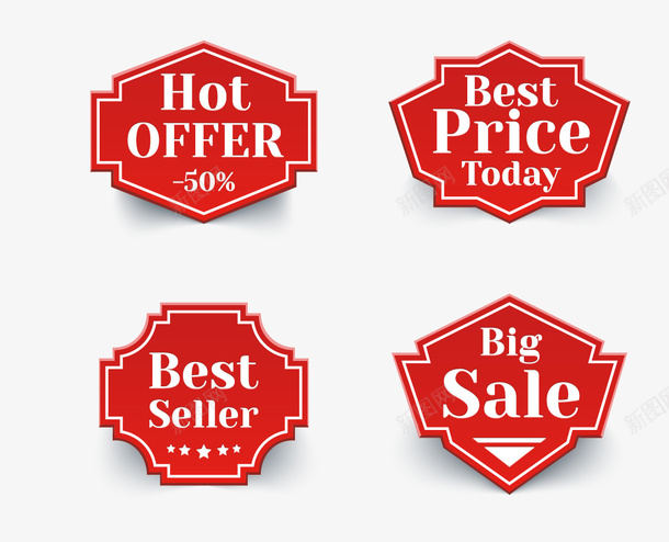 红色边框png免抠素材_新图网 https://ixintu.com big sale 标签 红色边框