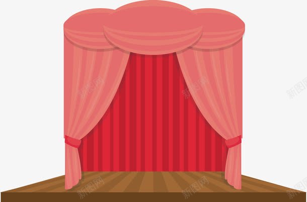 舞台矢量图ai免抠素材_新图网 https://ixintu.com 卡通 舞台 舞台布 矢量图