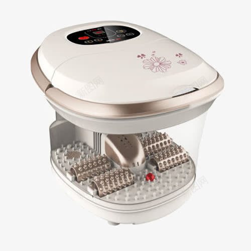 足浴盆全自动按摩洗脚盆png免抠素材_新图网 https://ixintu.com 产品实物 健康 智能足浴器 电动加热泡脚盆 足浴