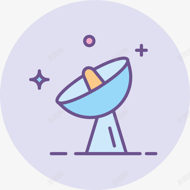 蓝色卡通雷达卫星png免抠素材_新图网 https://ixintu.com 4月12号 世界航天日 卡通雷达 卫星 太空 宇宙 雷达