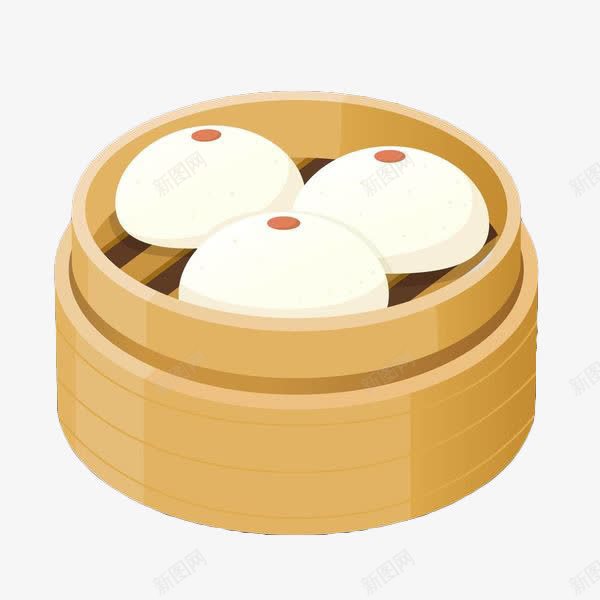 手绘白面流沙包png免抠素材_新图网 https://ixintu.com 包子矢量图 手绘包子 流沙包 蒸包 面包 面食 食物 馒头