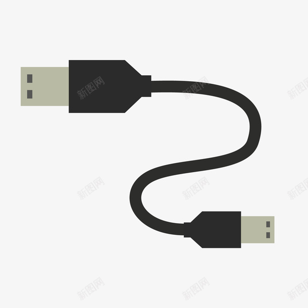 卡通数据线png免抠素材_新图网 https://ixintu.com 传输 充电 扁平化 数据 数据线 相机